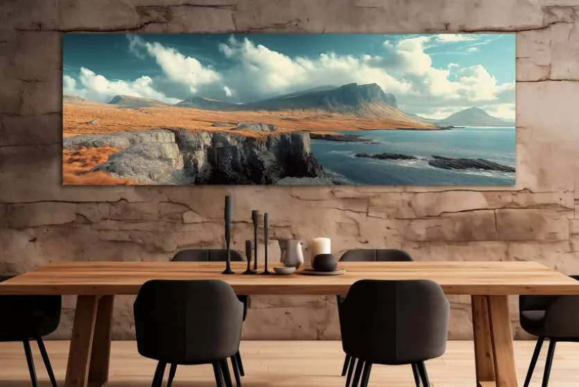 Wandbild 60 x 180 cm Rough Landscape