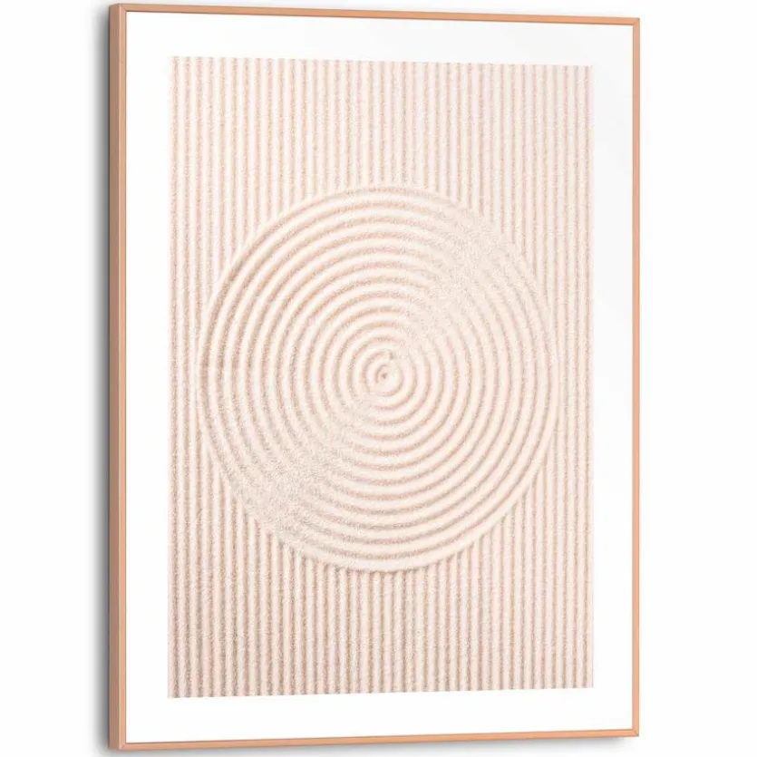 Wandbild 30 x 40 cm Sandy Circles