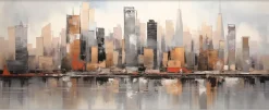 Wandbild 50 x 120 cm Skyline II