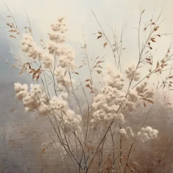 Wandbild 30 x 30 cm Soft Nature On Silver I