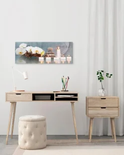 Wandbild 30 x 80 cm Soft zen VIII