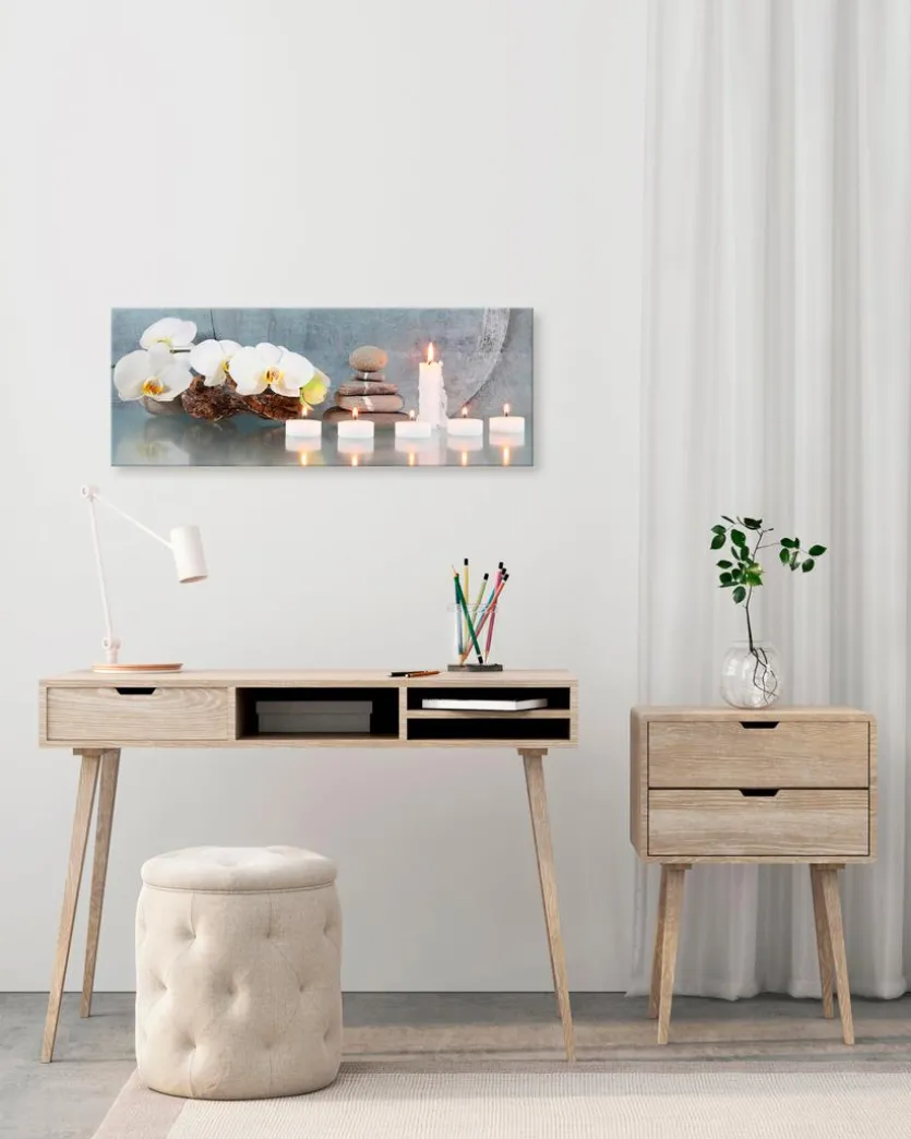 Wandbild 30 x 80 cm Soft zen VIII