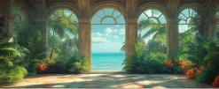 Wandbild 50 x 120 cm Spectacular View II