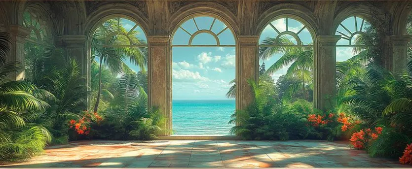 Wandbild 50 x 120 cm Spectacular View II