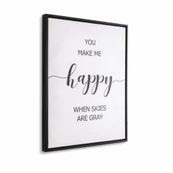 Wandbild 40 x 50 cm Spruch II