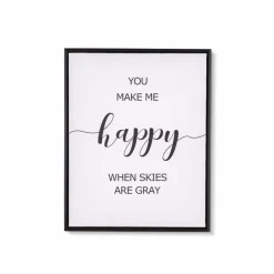 Wandbild 40 x 50 cm Spruch II