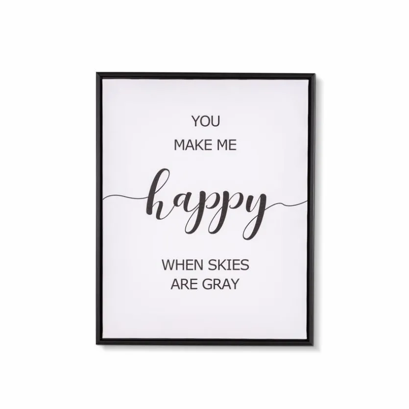 Wandbild 40 x 50 cm Spruch II
