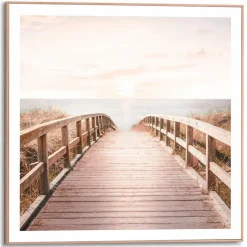 Wandbild 50 x 50 cm Sunny Bridge