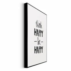 Wandbild 20 x 30 cm Think Happy