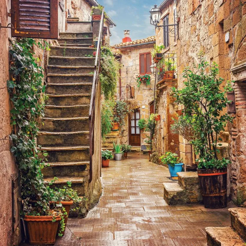 Wandbild 55 x 55 cm Tuscan Ambience II