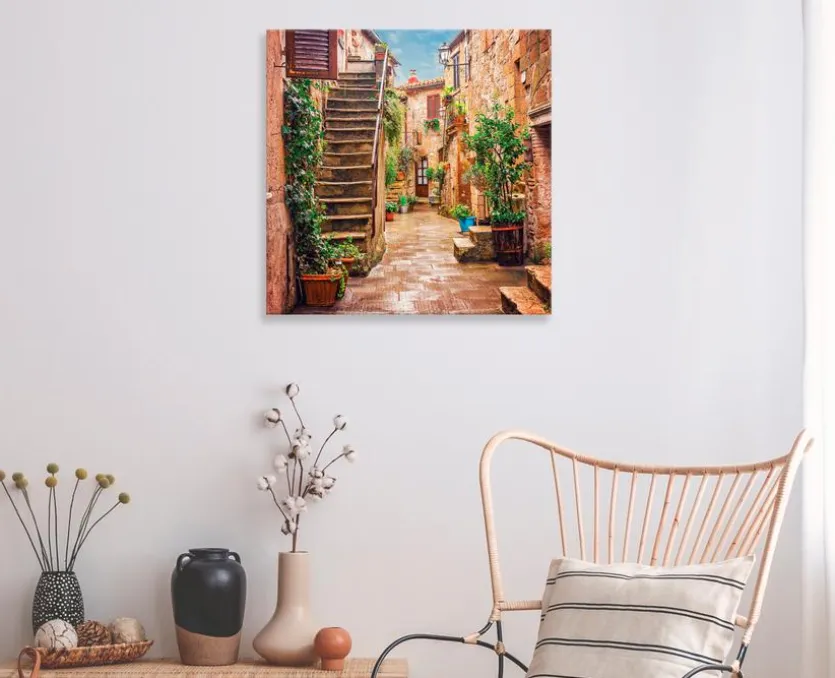Wandbild 55 x 55 cm Tuscan Ambience II