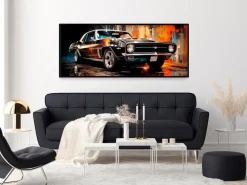 Wandbild 50 x 120 cm Vintage Car