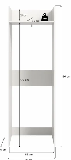 Waschmaschinenschrank Lucca