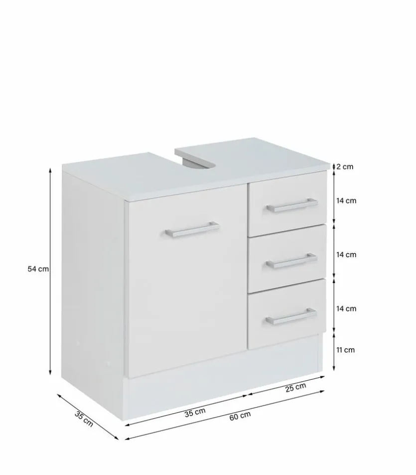 Waschtischunterschrank Riga