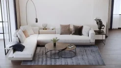 Webteppich Catania Sand 200 x 290 cm