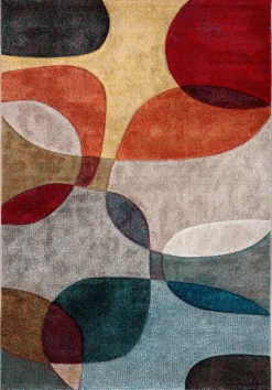 Webteppich Curves 133 x 190 cm