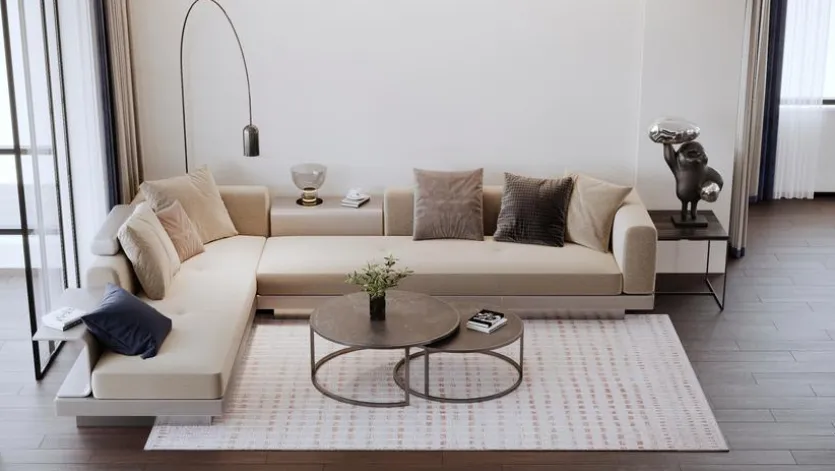Webteppich Verona Sand 200 x 290 cm