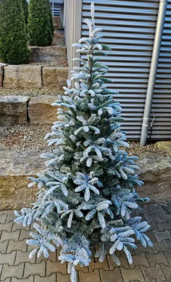 Weihnachtsbaum Schnee 210 cm