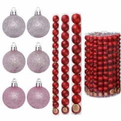 Weihnachtskugeln Glimmer 30tlg.