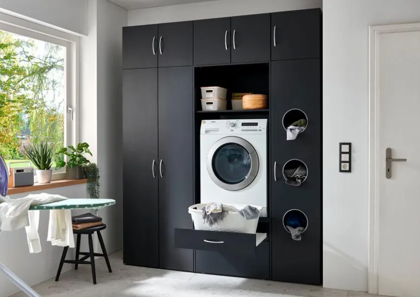 Wäscheschrank Multiraumkonzept