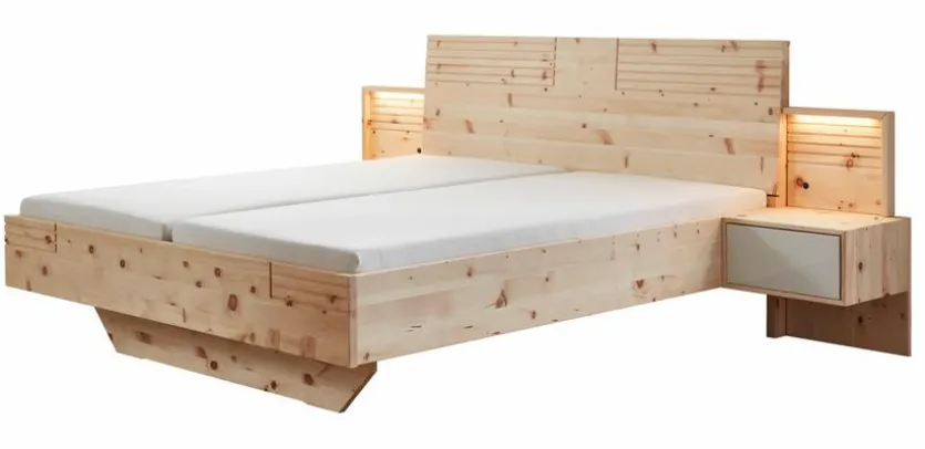 Zirbenholzbett Sonus 180 x 200 cm